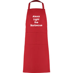 Alexa light the BBQ apron