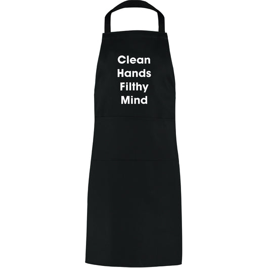Clean Hands Filthy Mind apron