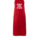 prick with a fork apron